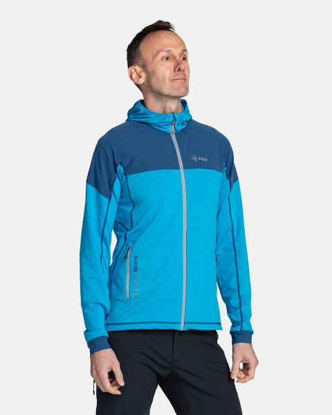 Pánská fleecová mikina KILPI Memphis modrá Velikost: 3XL