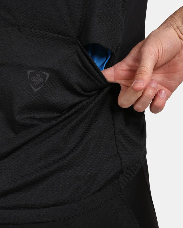 Pánská větrová vesta KILPI Flow černá Velikost: XS