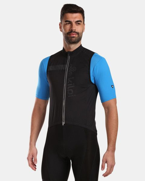 Pánská větrová vesta KILPI Flow černá Velikost: XXL