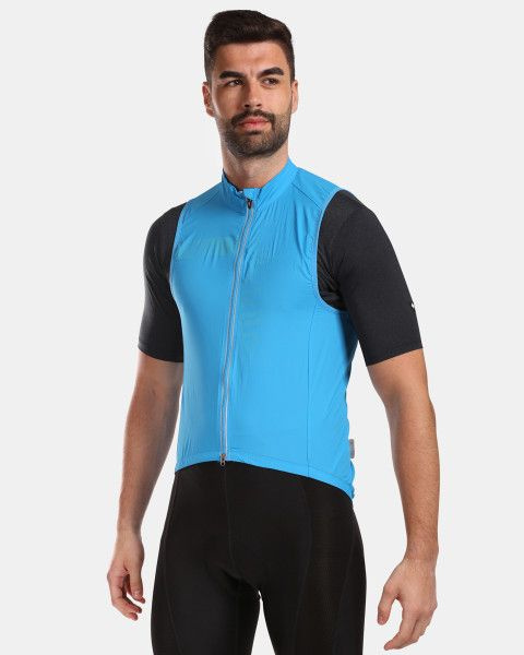 Pánská větrová vesta KILPI Flow modrá Velikost: XS