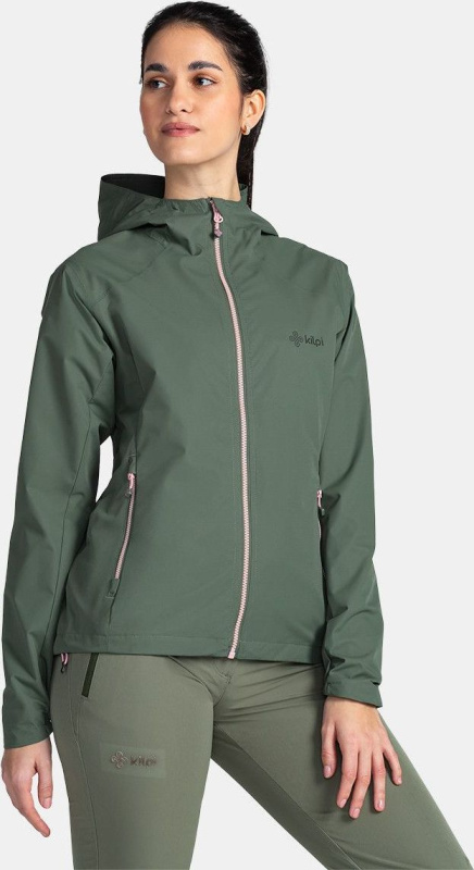 Dámská outdoorová bunda KILPI Sonna tmavě zelená Velikost: 34