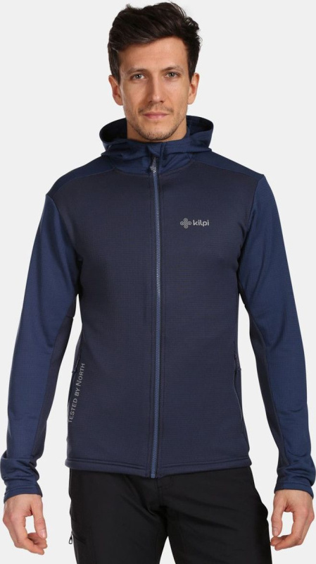 Pánská fleecová mikina KILPI Sevelen tmavě modrá Velikost: XS