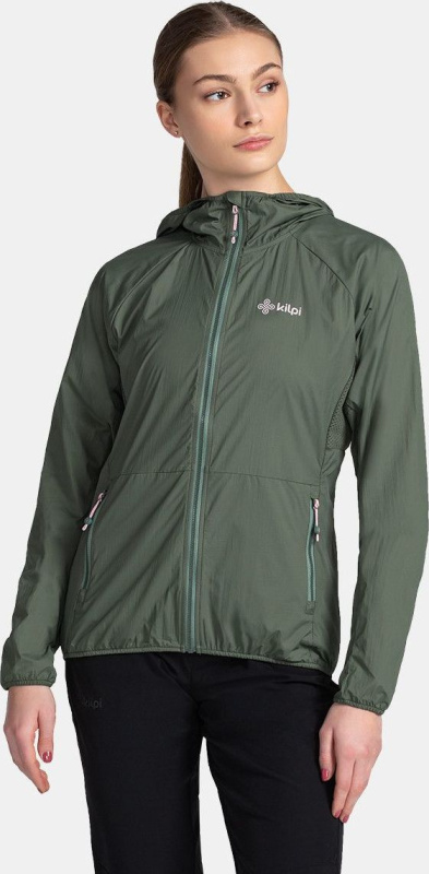 Dámská větrová bunda KILPI Rosa tmavě zelená Velikost: 40