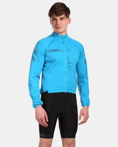 Pánská cyklistická bunda KILPI Rainar modrá Velikost: 3XL