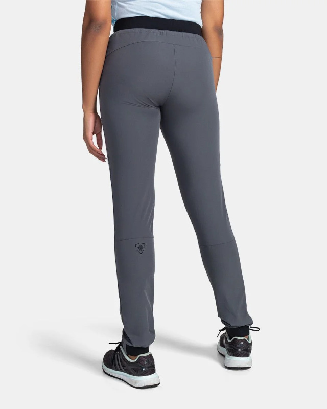 Dámské outdoorové kalhoty KILPI Mimi tmavě šedé Velikost: 34