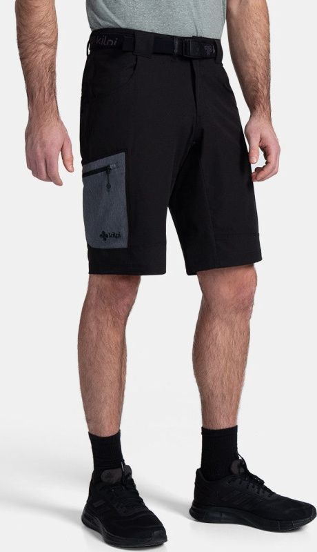 Pánské outdoorové kraťasy KILPI Navia černé Velikost: XS