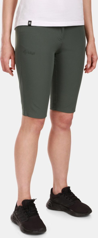 Dámské outdoorové kraťasy KILPI Sylane tmavě zelené Velikost: 46