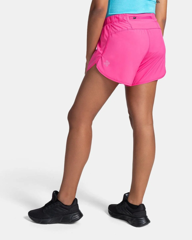 Dámské běžecké šortky KILPI Lapina růžové Velikost: 42