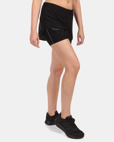 Dámské běžecké šortky KILPI Bergen černé Velikost: 40