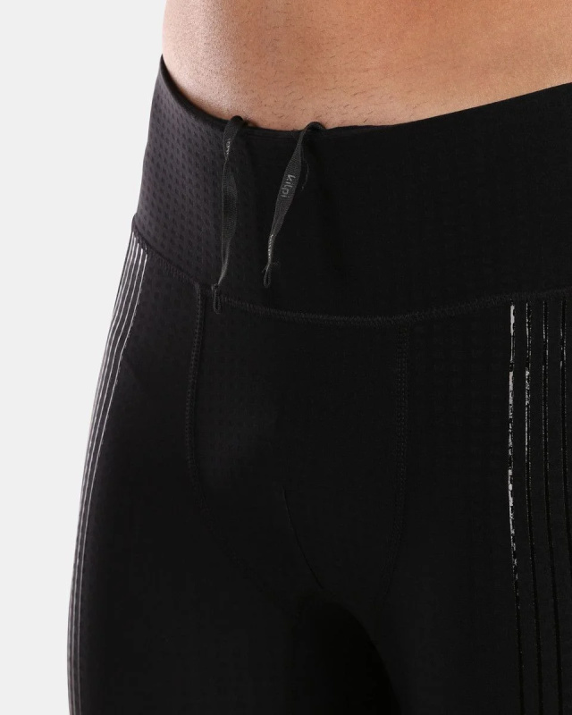 Pánské běžecké 3/4 legíny KILPI Terry černé Velikost: XS