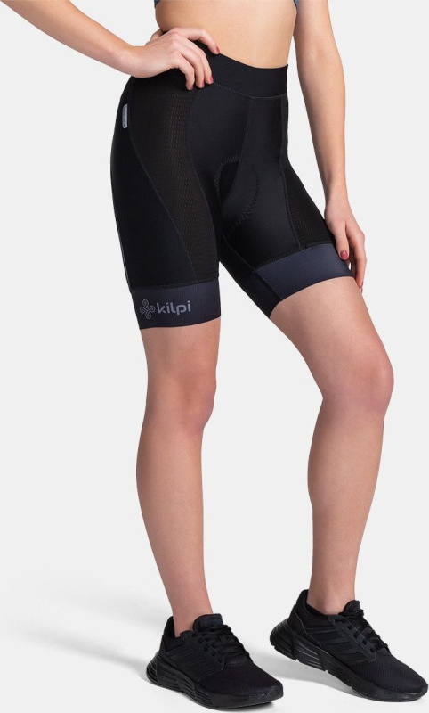 Dámské cyklistické kraťasy KILPI Pressure černé Velikost: 34