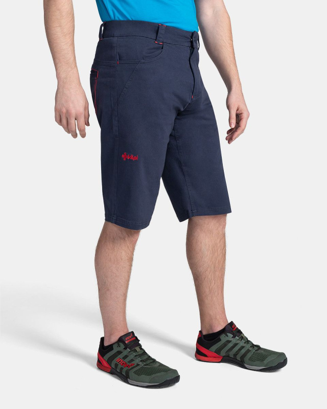 Pánské bavlněné šortky KILPI Alles tmavě modré Velikost: XL