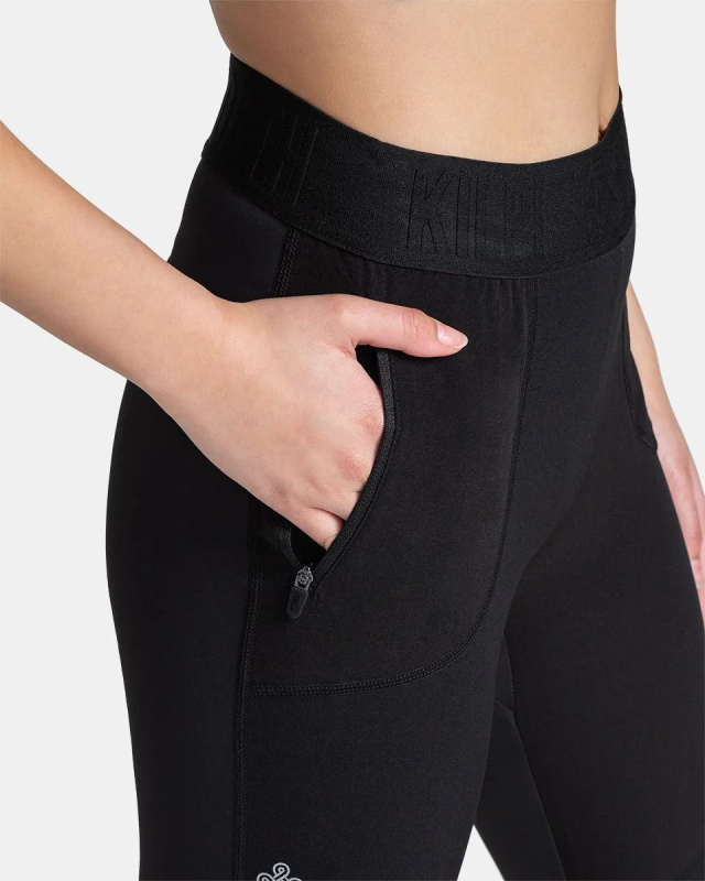 Dámské sportovní 3/4 legíny KILPI Lavally černé Velikost: 34