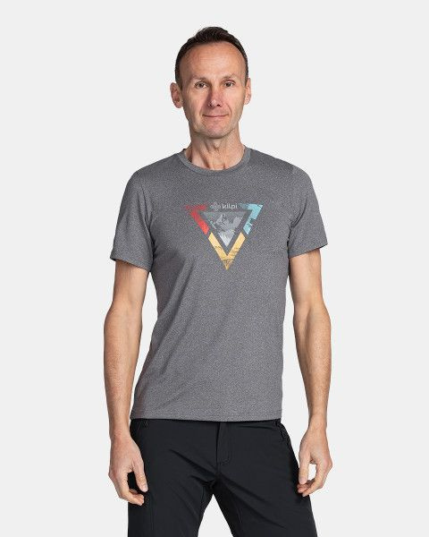 Pánské funkční triko KILPI Lismain tmavě šedé Velikost: 3XL