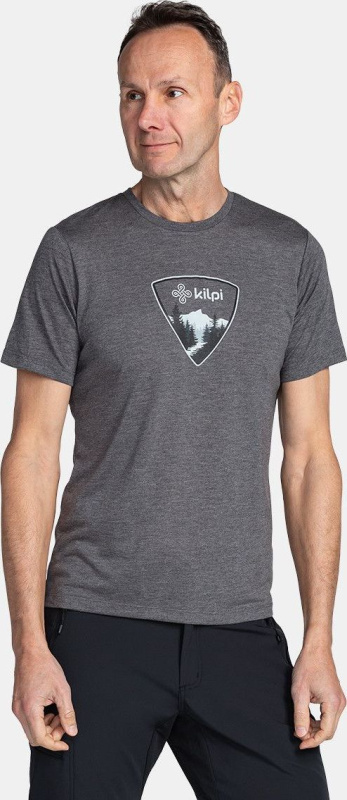 Pánské funkční triko KILPI Garove tmavě šedé Velikost: M