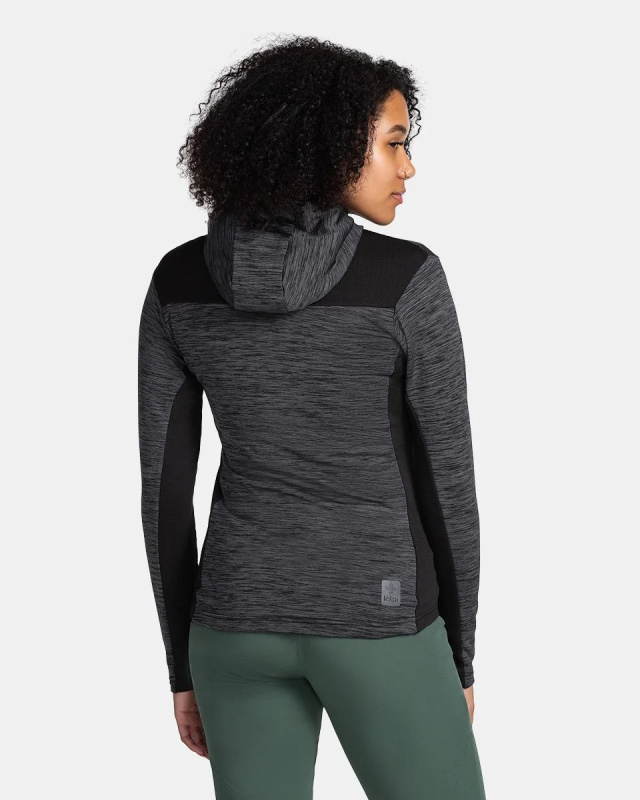 Dámská fleecová mikina KILPI Sevelen černá Velikost: 36