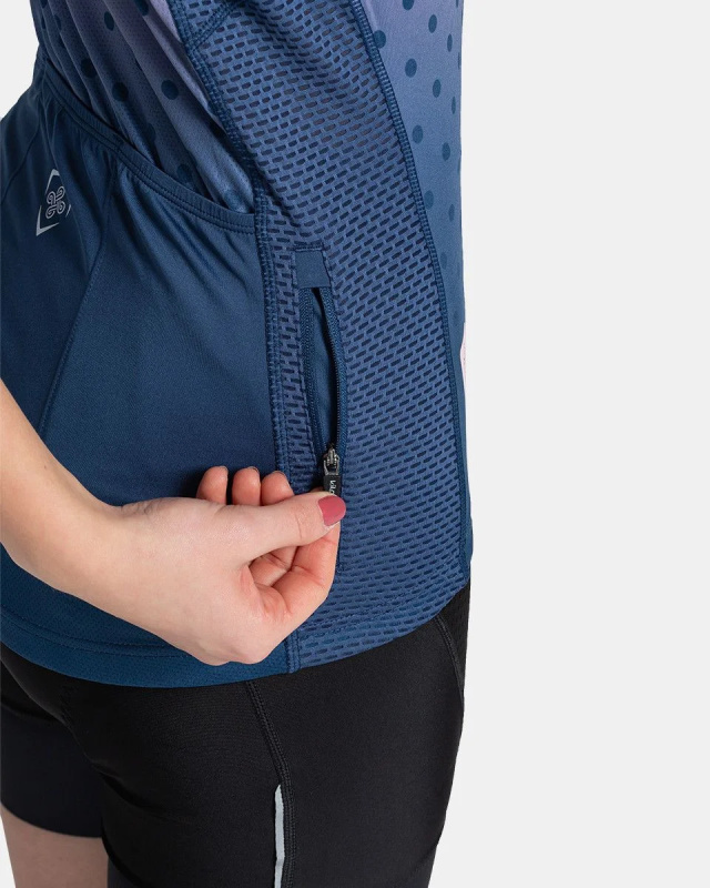 Dámský cyklistický dres KILPI Ritael světle růžový Velikost: 36