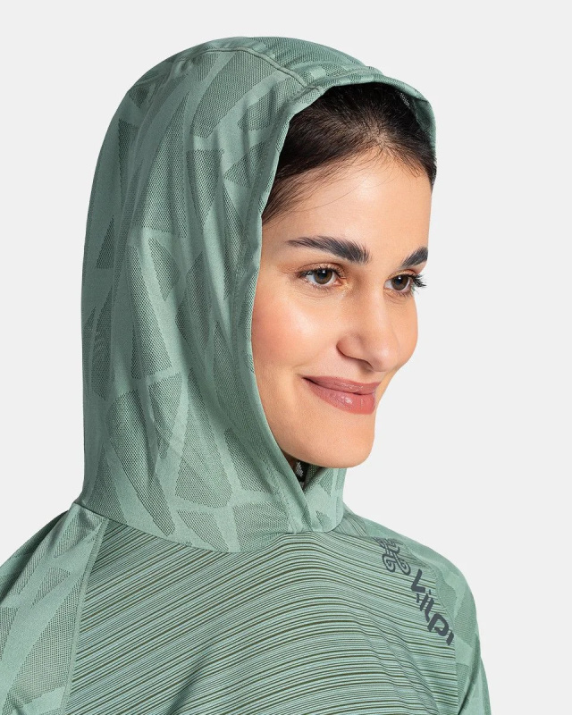 Dámská fitness mikina KILPI Aileen zelená Velikost: 36