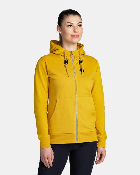 Dámská mikina KILPI Tarali žlutá Velikost: 34