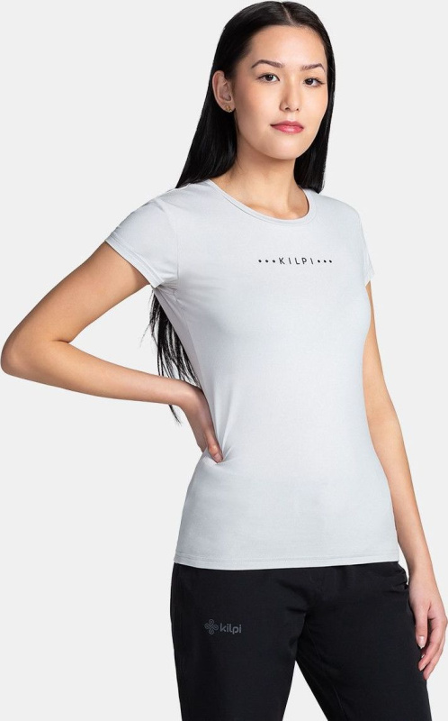 Dámské funkční triko KILPI Lismain světle šedé Velikost: 46