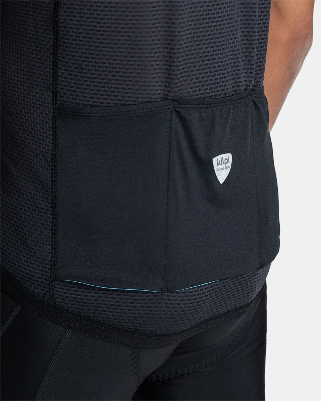 Pánský cyklistický dres KILPI Picard černý Velikost: XXL