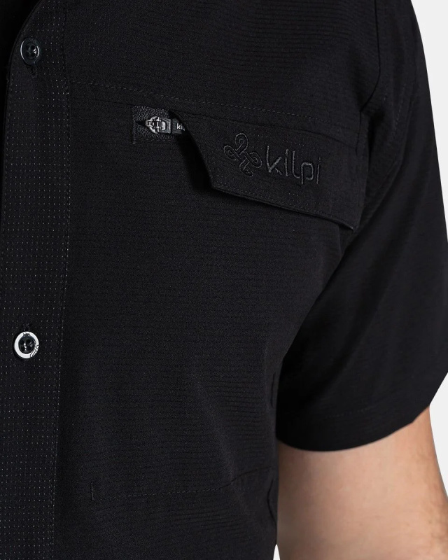 Pánská košile KILPI Bombay černá Velikost: XS