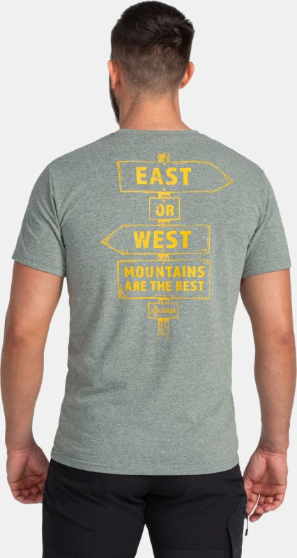 Pánské bavlněné triko KILPI Bande šedé Velikost: XS