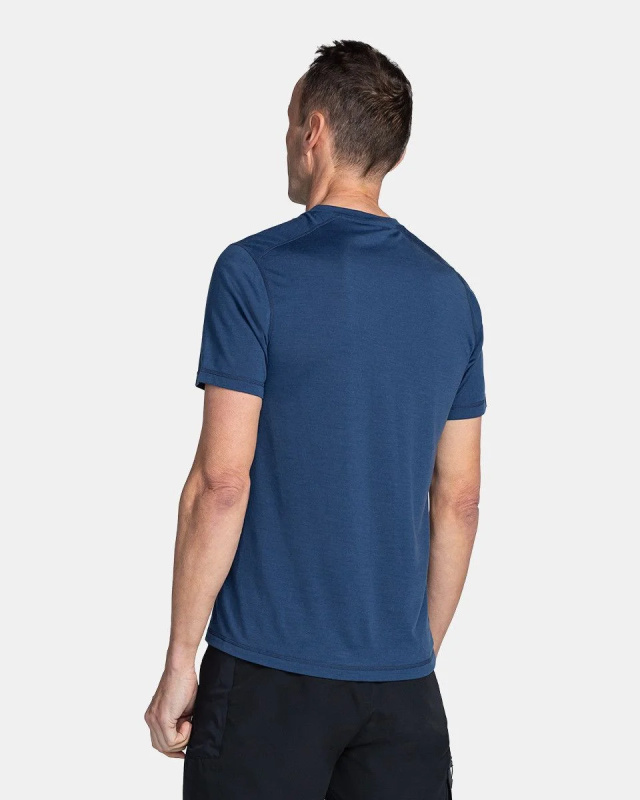 Pánské merino triko KILPI Merin modré Velikost: S