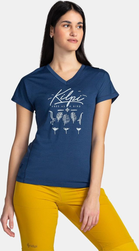 Dámské merino triko KILPI Merin tmavě modré Velikost: 38