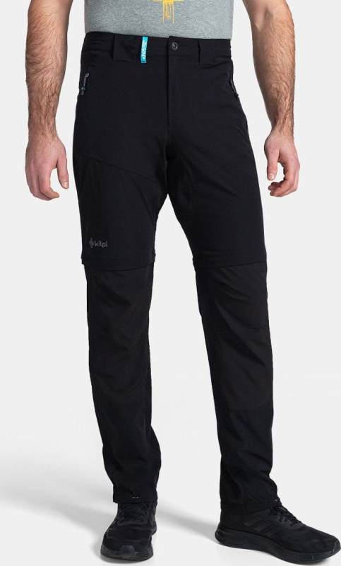Pánské outdoorové kalhoty 2v1 Kilpi Hosio černé Velikost: S Short