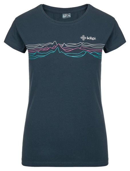 Dámské bavlněné triko KILPI Toffees tmavě modré Velikost: 34