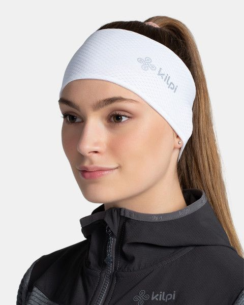 Unisex sportovní čelenka KILPI Cooly bílá Velikost: L