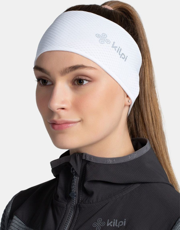 Unisex sportovní čelenka KILPI Cooly bílá Velikost: L