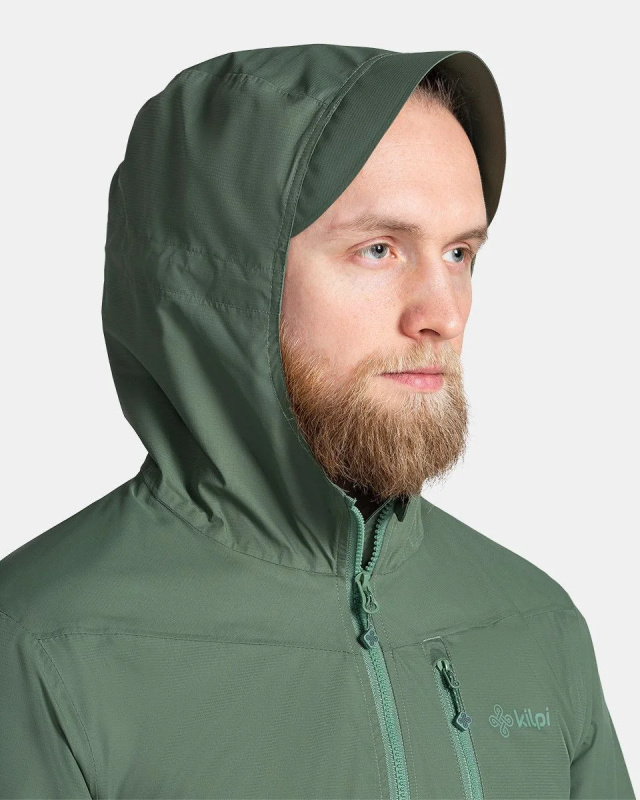 Pánská outdoorová bunda KILPI Sonna tmavě zelená Velikost: S