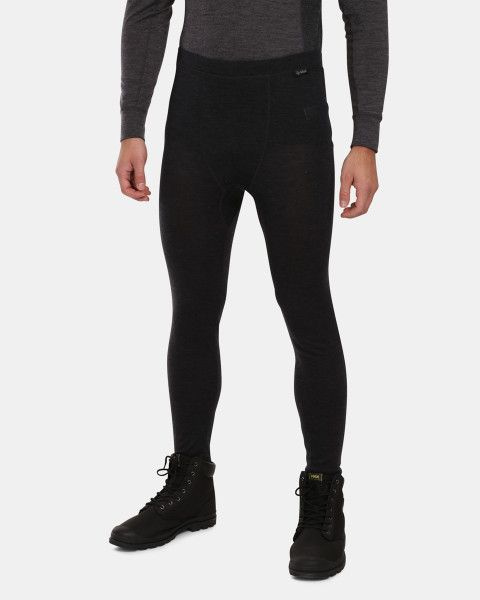 Pánské merino spodky KILPI Mavora černé Velikost: XL