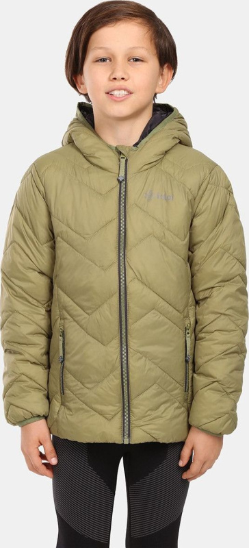 Dětská zateplená bunda KILPI Rebeki zelená Velikost: 134