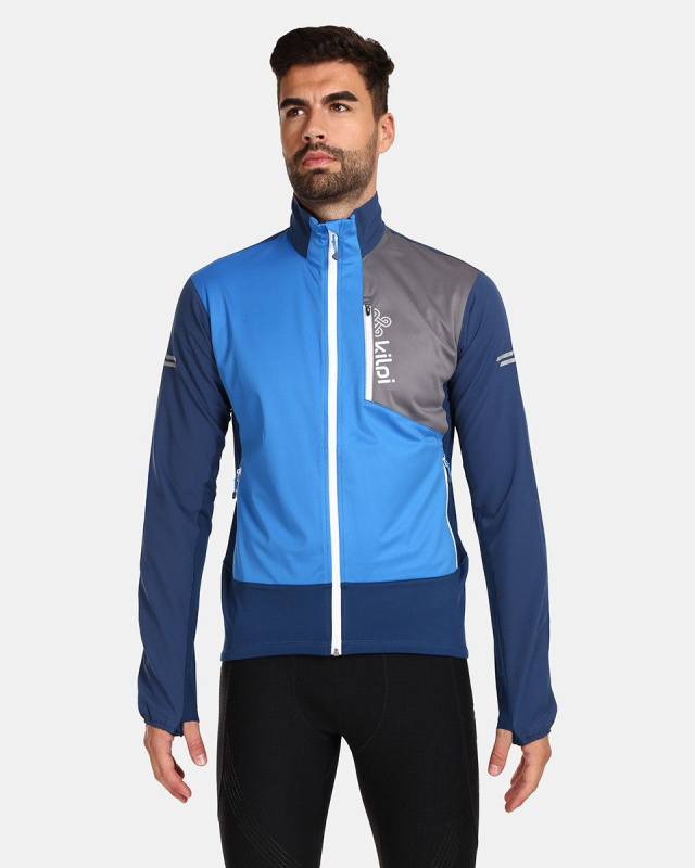 Pánská běžecká bunda KILPI Nordim modrá Velikost: XL