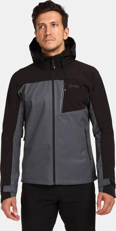 Pánská softshellová bunda KILPI Ravio šedá Velikost: 3XL