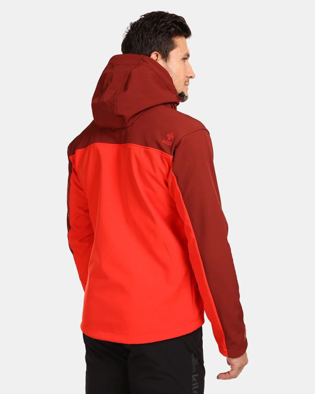 Pánská softshellová bunda KILPI Ravio červená Velikost: XXL