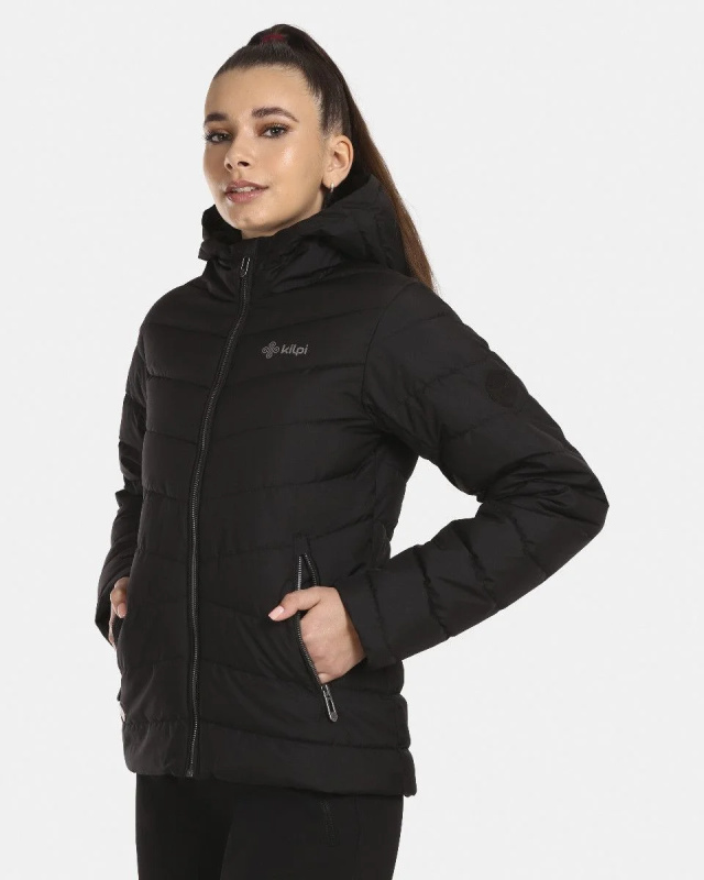 Dámská zateplená bunda KILPI Tasha černá Velikost: 46