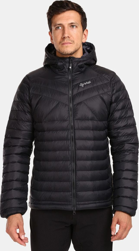 Pánská péřová bunda KILPI Pyramiden černá Velikost: S