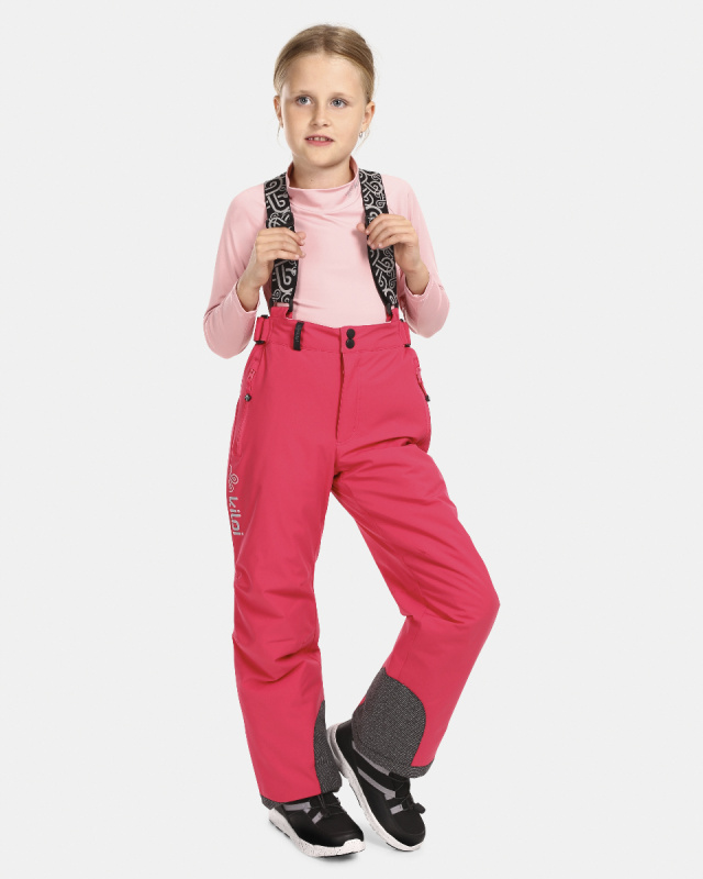 Dětské lyžařské kalhoty KILPI Mimas růžové Velikost: 158