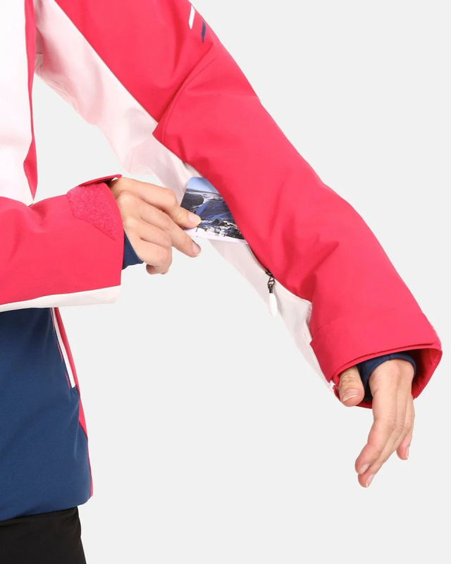 Dámská lyžařská bunda KILPI Valera růžová Velikost: 40