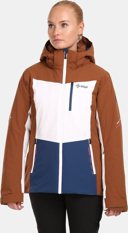 Dámská lyžařská bunda KILPI Valera hnědá Velikost: 44