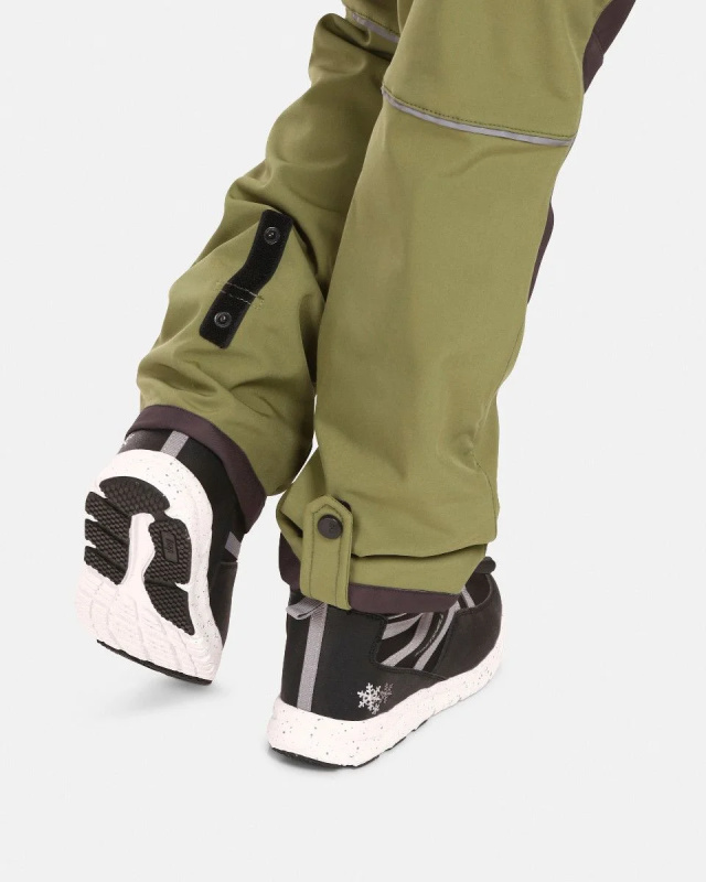 Dětské softshellové kalhoty KILPI Rizo zelené Velikost: 134