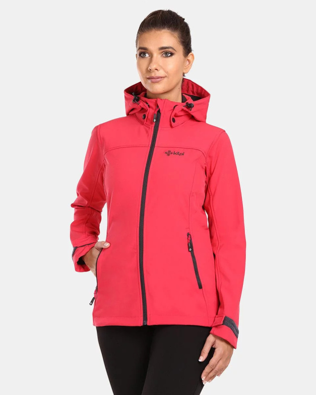 Dámská softshellová bunda KILPI Ravia růžová Velikost: 40