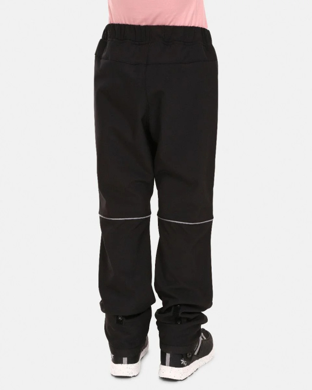 Dětské softshellové kalhoty KILPI Rizo černé Velikost: 122