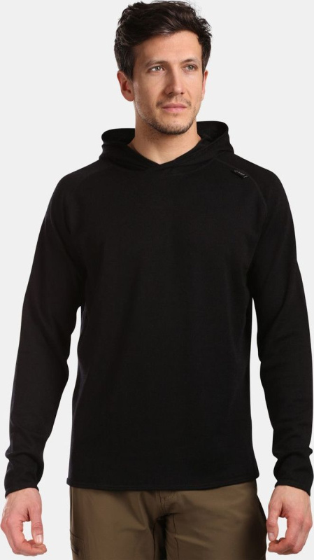 Pánský merino svetr KILPI Moseo černý Velikost: 3XL