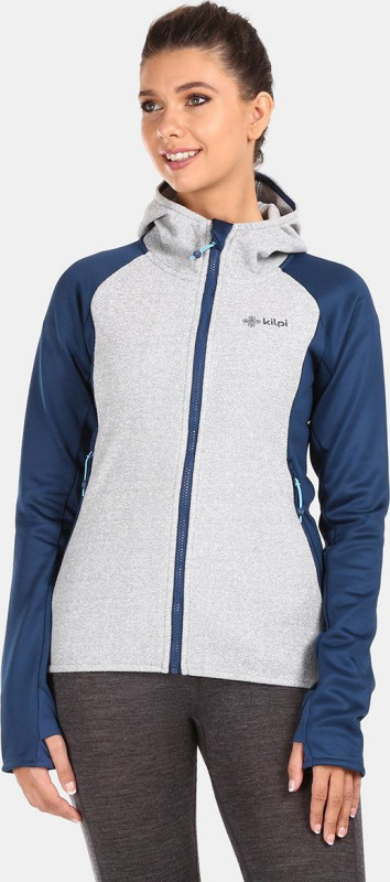 Dámská fleecová mikina KILPI Versam modrá Velikost: 44