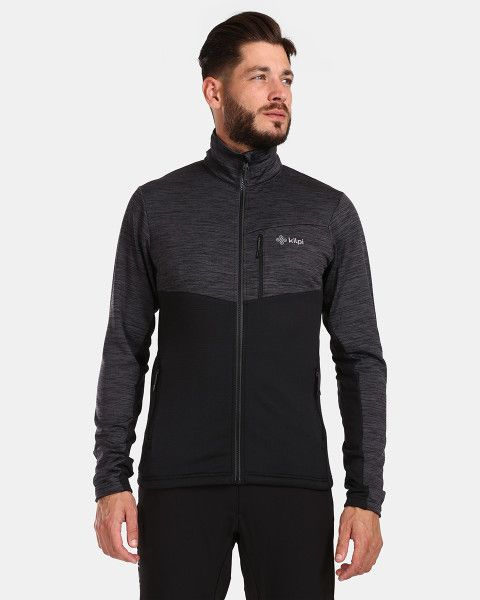 Pánská fleecová mikina KILPI Erin černá Velikost: M